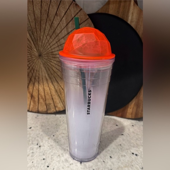 Starbucks Summer 2012 Venti 20oz Frappuccino Cold Cup w/ Dome Lid - Picture 1 of 3